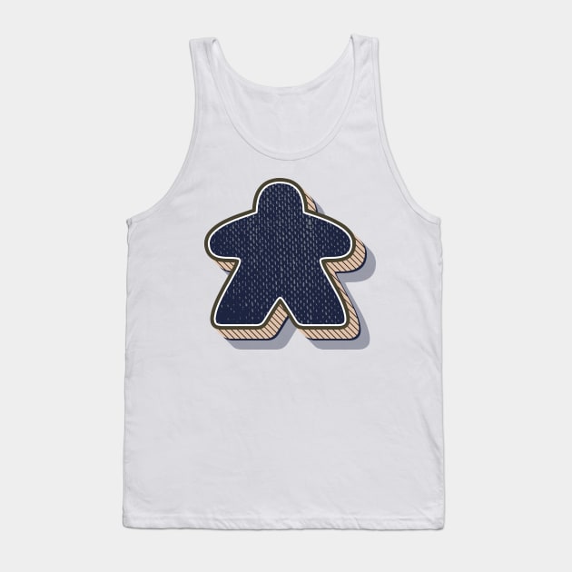 Retro Board Game Meeple Tank Top by Beam Geeks